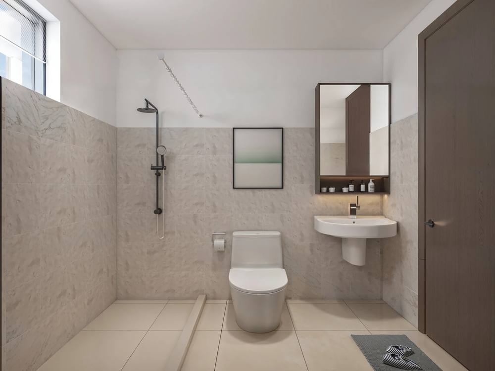 KEZA Laika: Bathroom (developer render)