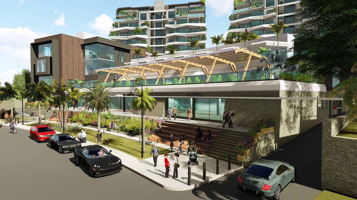 Royal Golf View Apartment Hotel: Street-level view (developer render)